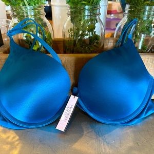 NWT Very Sexy Push-up by Victoria’s Secret in brilliant blue size 34C